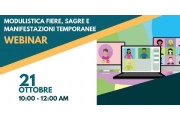 Modulistica fiere, sagre e manifestazioni temporanee: webinar dedicato alle Associazioni Terzo settore e non 