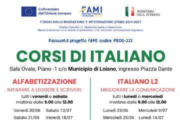!AGGIORNAMENTO!  Corsi gratuiti di italiano presso il Comune di Loiano (alfabetizzazione e italiano L2)