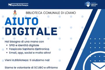 Biblioteca Comunale: servizio di supporto digitale gratuito rivolto a tutta la cittadinanza