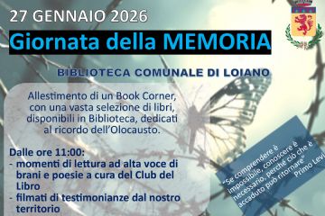 Giorno della Memoria: letture pubbliche presso la Biblioteca Comunale di Loiano